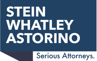 Stein Whatley Astorino footer logo which acts as a back to home link as well.