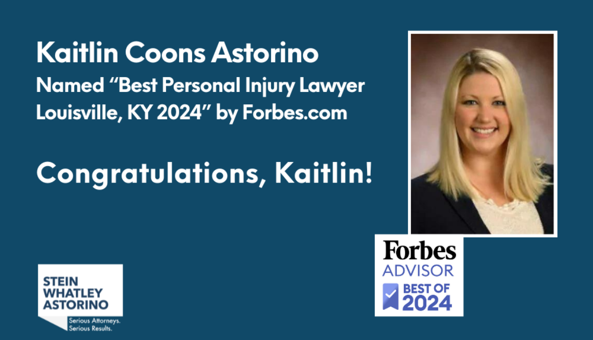 Kaitlin Coons Astorino Named “Best Personal Injury LawyerLouisville, KY 2024” by Forbes.com