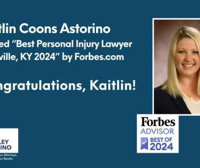 Kaitlin Coons Astorino Named “Best Personal Injury LawyerLouisville, KY 2024” by Forbes.com
