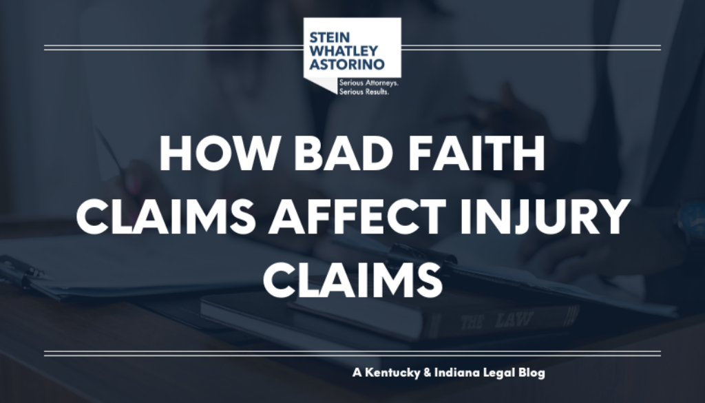 How Bad faith claims affect injury claims