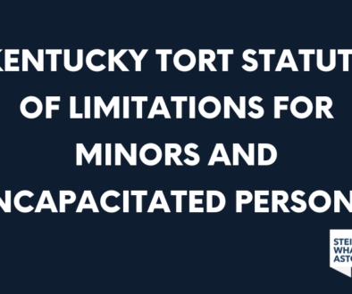 Kentucky Tort Statute of Limitations for Minors and Incapacitated Persons