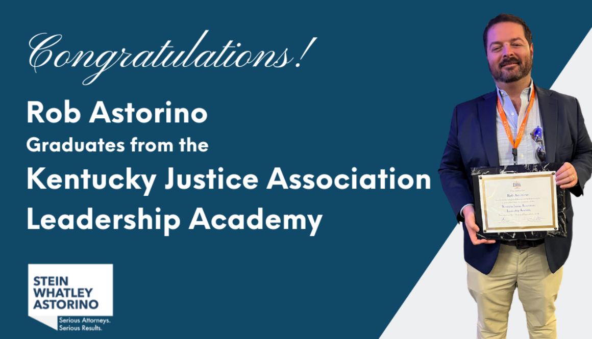 Rob Astorino graduates from the Kentucky justice Association leadership academy