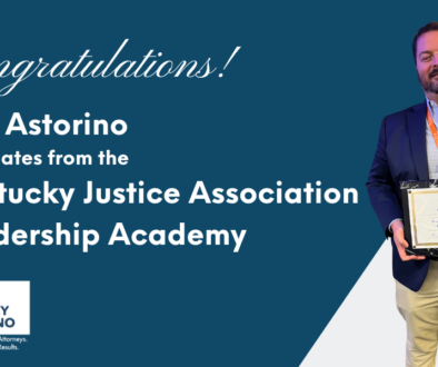 Rob Astorino graduates from the Kentucky justice Association leadership academy