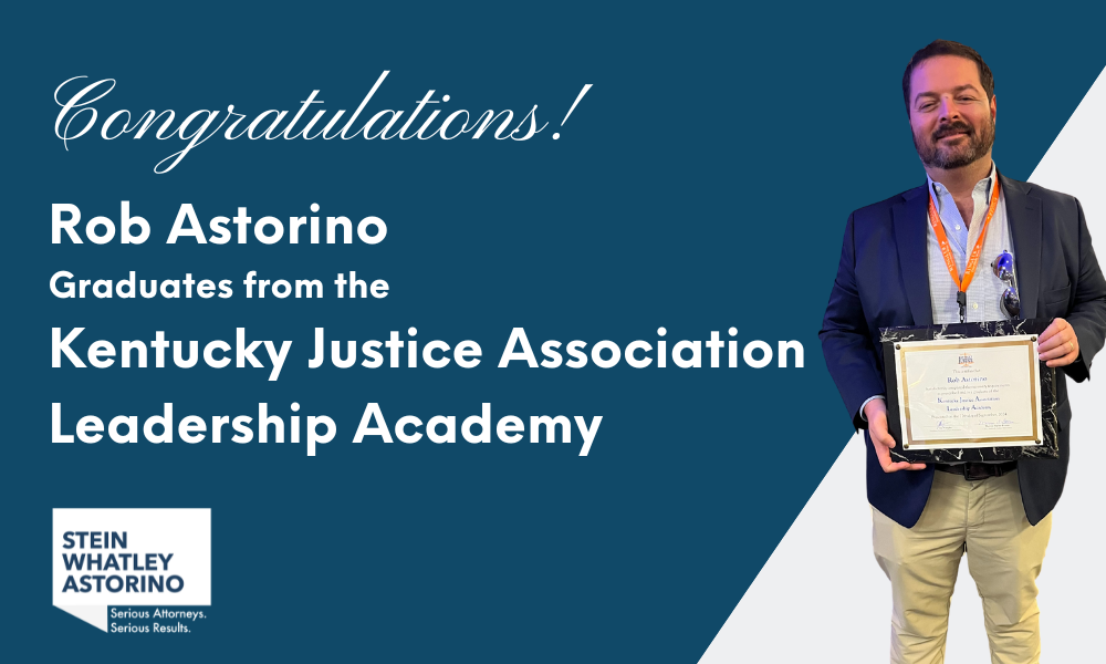 Rob Astorino graduates from the Kentucky justice Association leadership academy