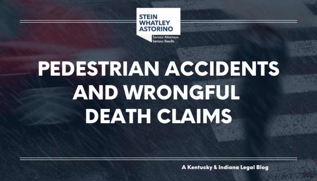 Pedestrian Accidents and Wrongful Death Claims blog alert