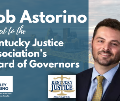 Rob Astorino elected to the Kentucky Justice Association's Board of Governors announcement