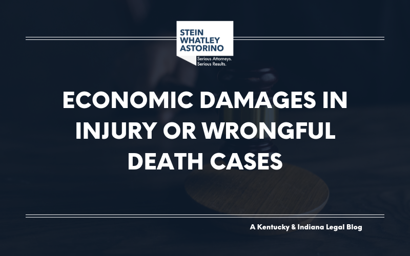 Economic Damages in Injury or Wrongful Death Cases blog banner