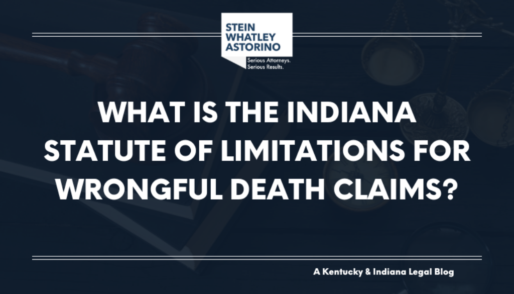 What is the Indiana Statute of Limitations for Wrongful Death Claims blog announcement