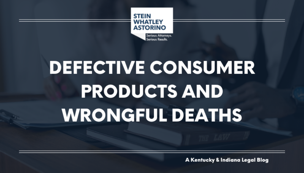 Defective consumer products and wrongful deaths blog annoucement