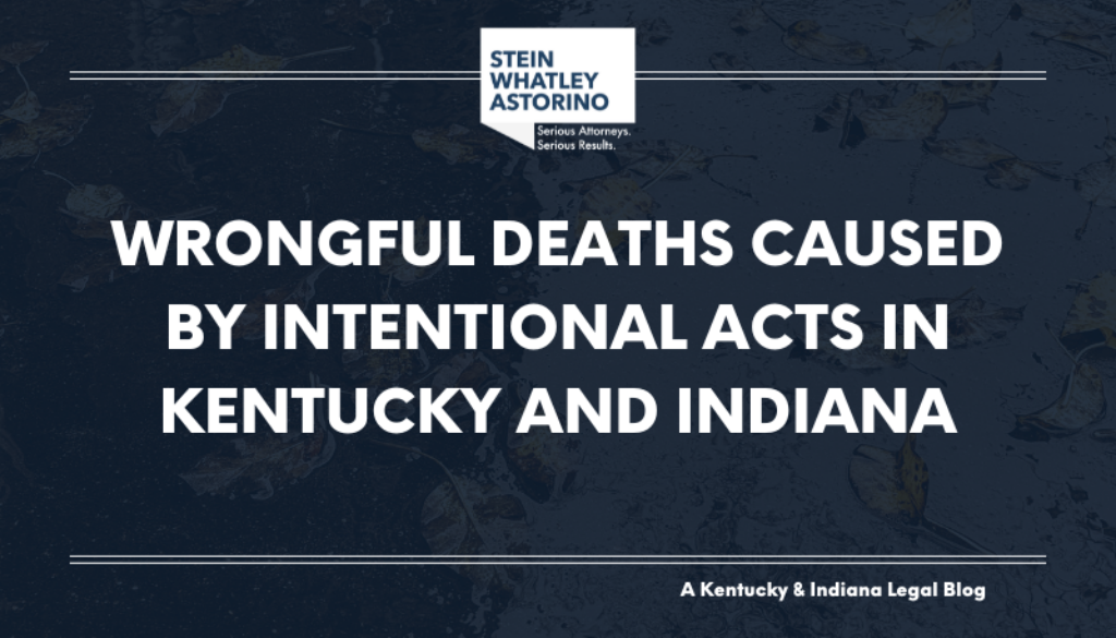 Wrongful Deaths Caused by Intentional Acts in Kentucky and Indiana blog announcement