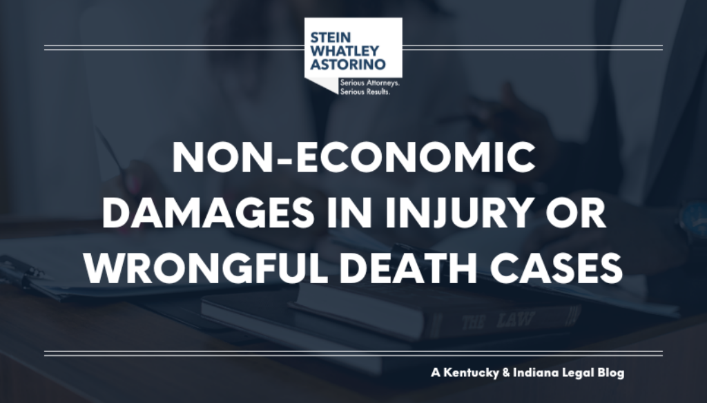 Non-Economic Damages in Injury or Wrongful Death Cases blog alert