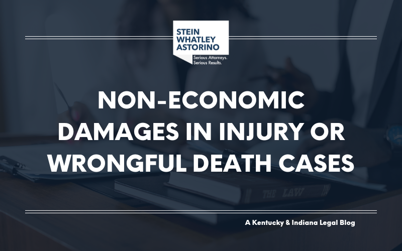 Non-Economic Damages in Injury or Wrongful Death Cases blog alert