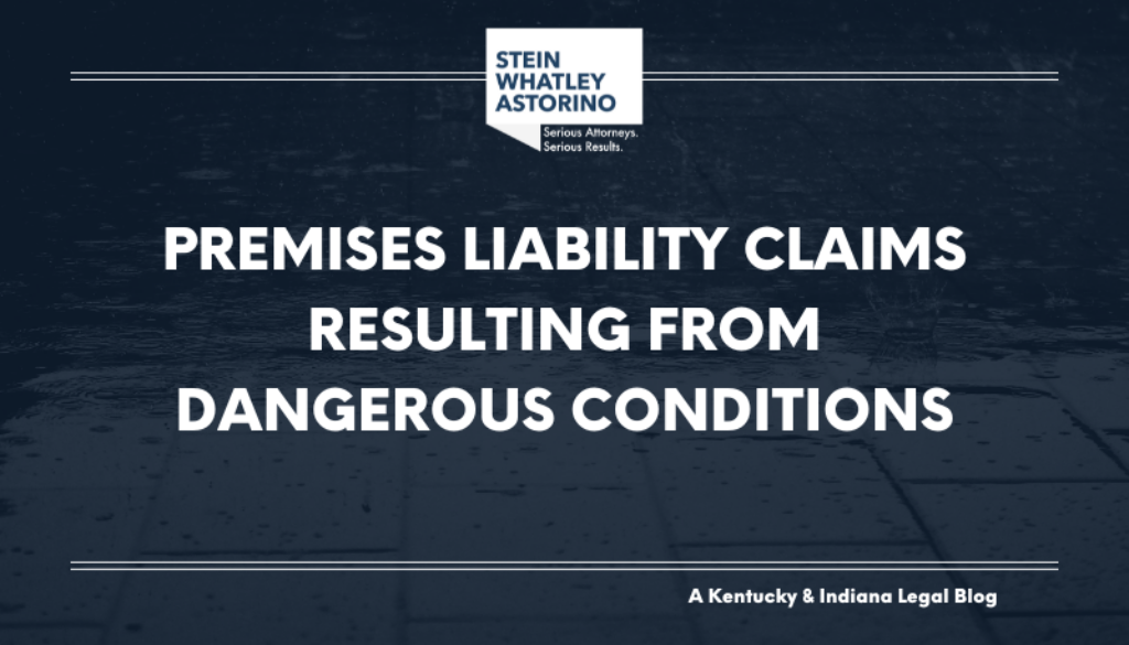 Premises Liability and Wrongful Death Claims Resulting from Dangerous Conditions blog announcement